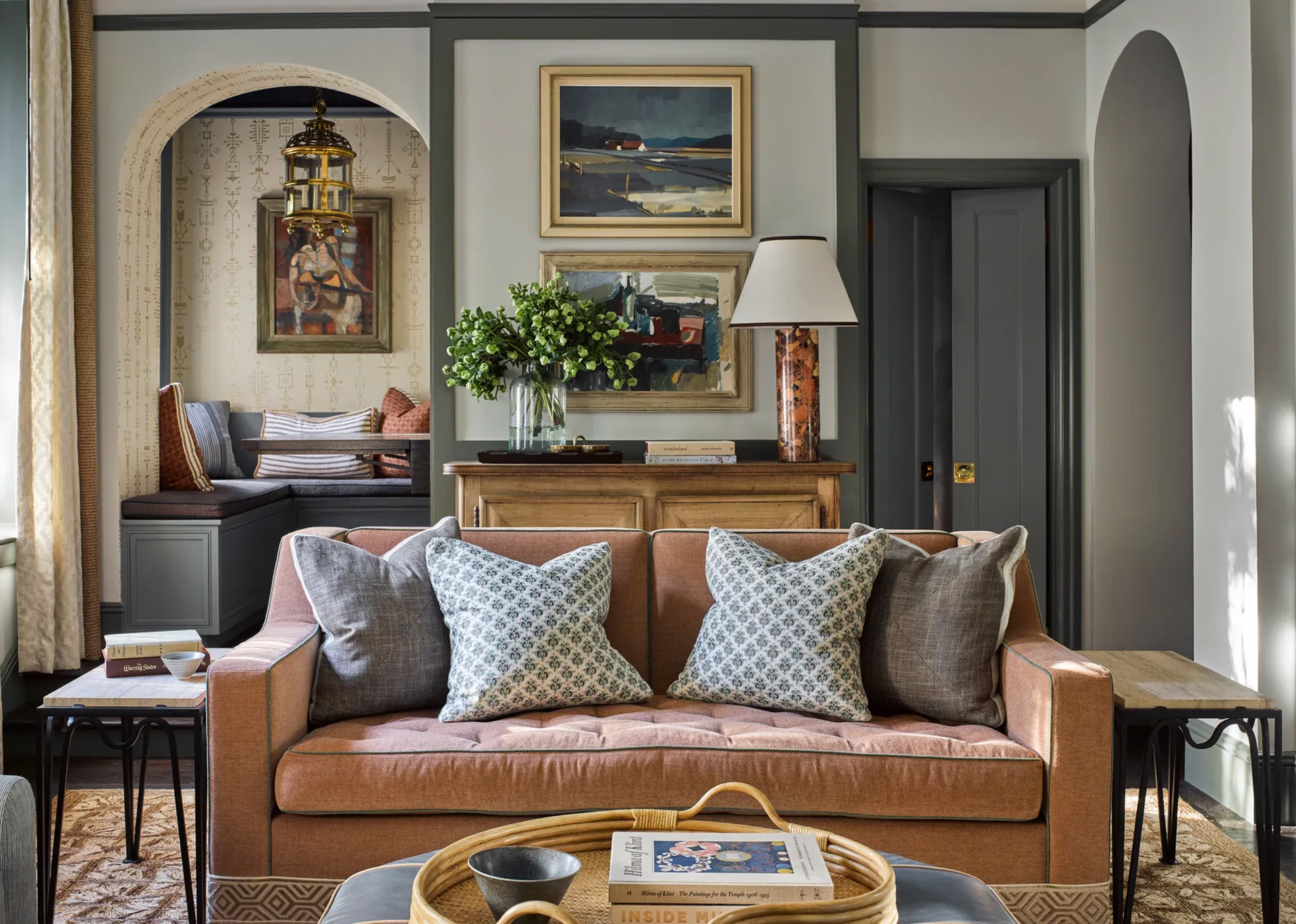 Karen Gillan's California Cottage home with a Scottish twist.